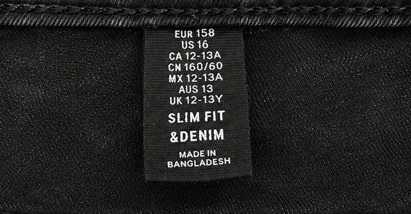 H&M zwarte slim fit jeansshort - Maat 12/13 jaar (158) – photo 3